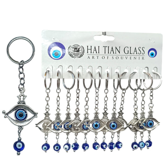 Paquete 12 Llaveros Metal Ojo Turco Ref:600102779-03