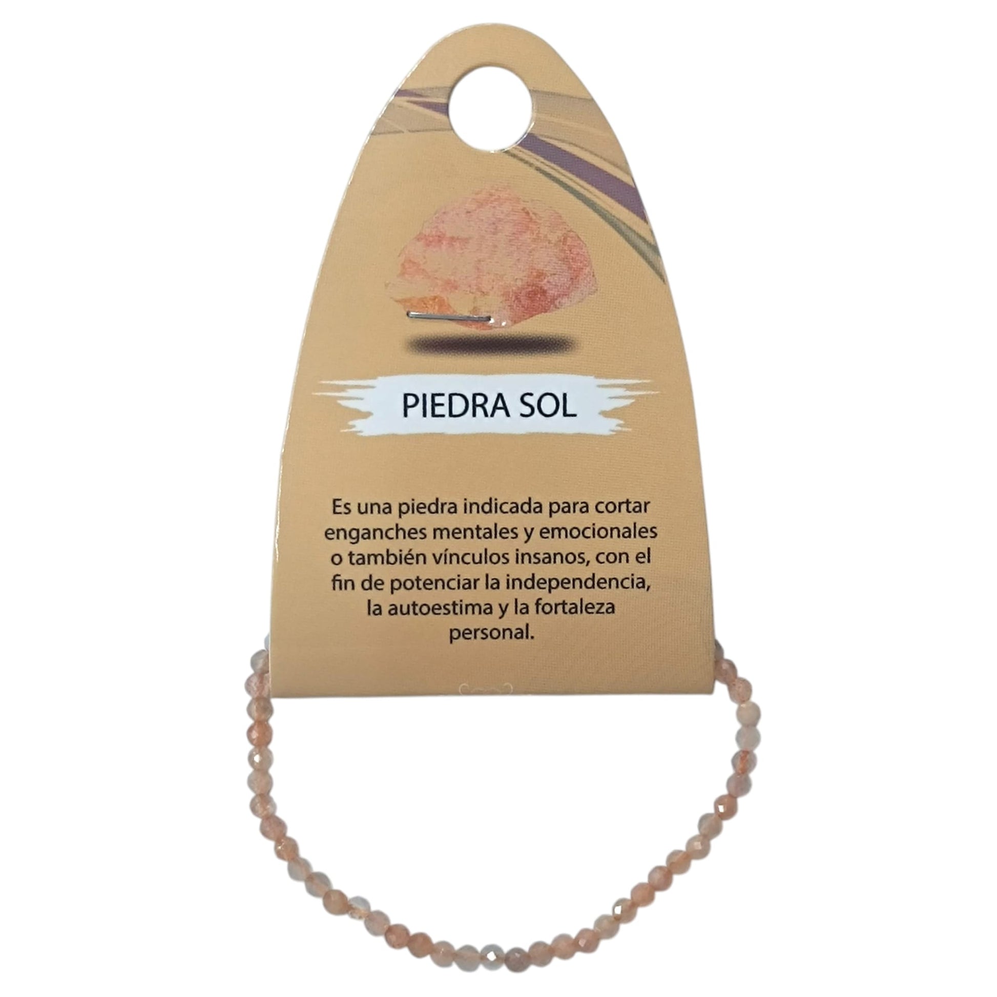 Pulsera Facetada Infantil Piedra Sol 3 mm 15,5 Cms Aprox 600604281