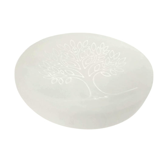 401204166 Cuenco Selenita Arbol De La Vida 10 Cms Aprox