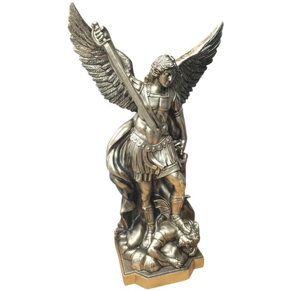 Figura Arcangel San Miguel 40 Cms Aprox Color Dorado 600104469