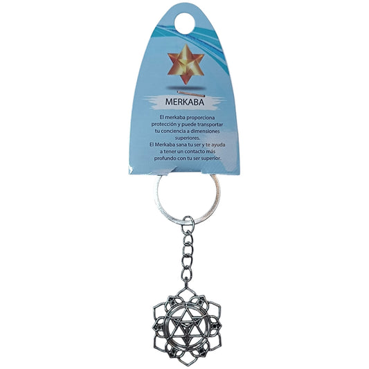 Llavero Merkaba En Metal Aprox 49690-43