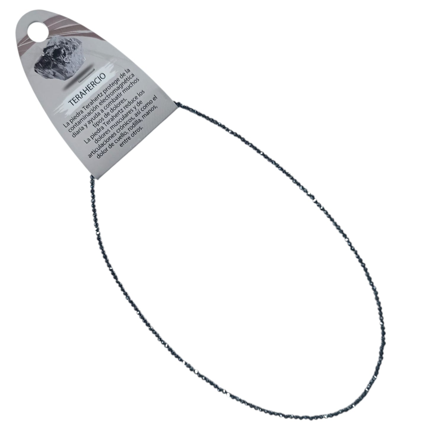 600603719 Collar Terahercio 2 mm Facetada 40+5 Cms Cierre Acero