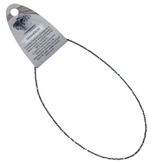 600603719 Collar Terahercio 2 mm Facetada 40+5 Cms Cierre Acero