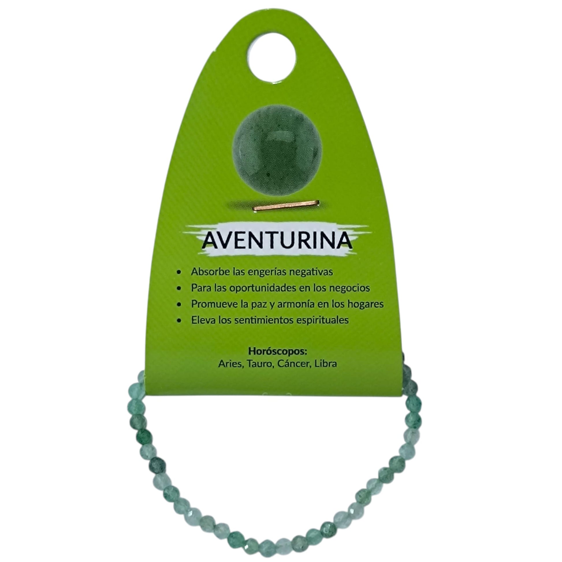 Pulsera Facetada Infantil Aventurina 3 mm 15,5 Cms Aprox 600604265