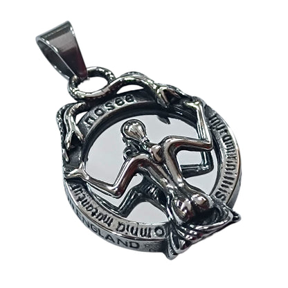 Colgante Acero Espejo Dualidad Eterna 40 mm 60441-20