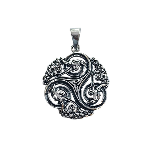 Colgante De Plata 925 Trisquel 27 mm 50439