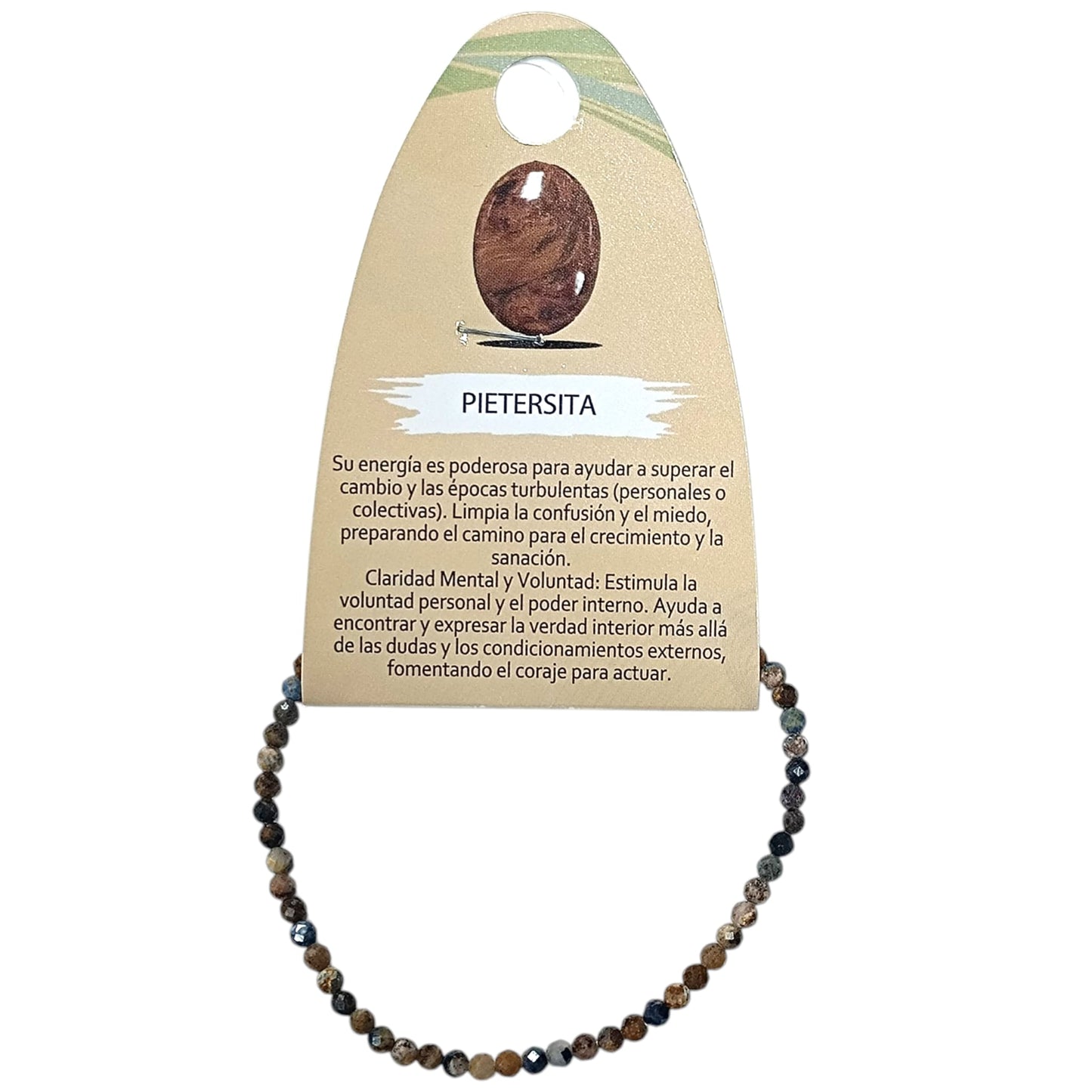 Pulsera Facetada Pietersita 3 mm Ref: 600604104