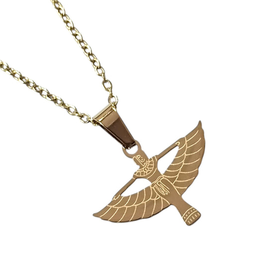 Collar Acero Dorado Isis Cadena 40+5 Cms Ref 600103611-03