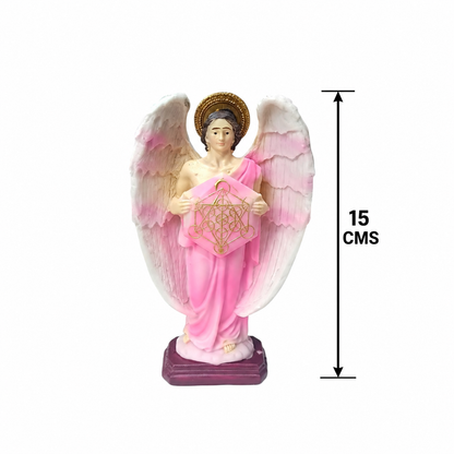 Figura En Resina Diosa Metratón 15 Cms Aprox Color Rosa REF 600104559