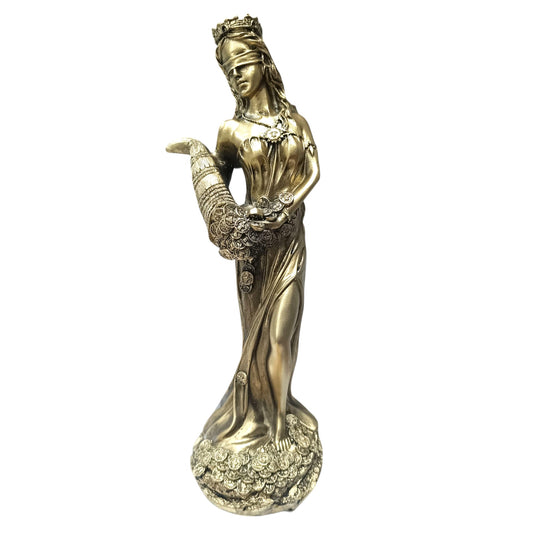 Figura Diosa Fortuna Resina Tamaño 30 Cms Aprox 600104139 Dorado - stonez
