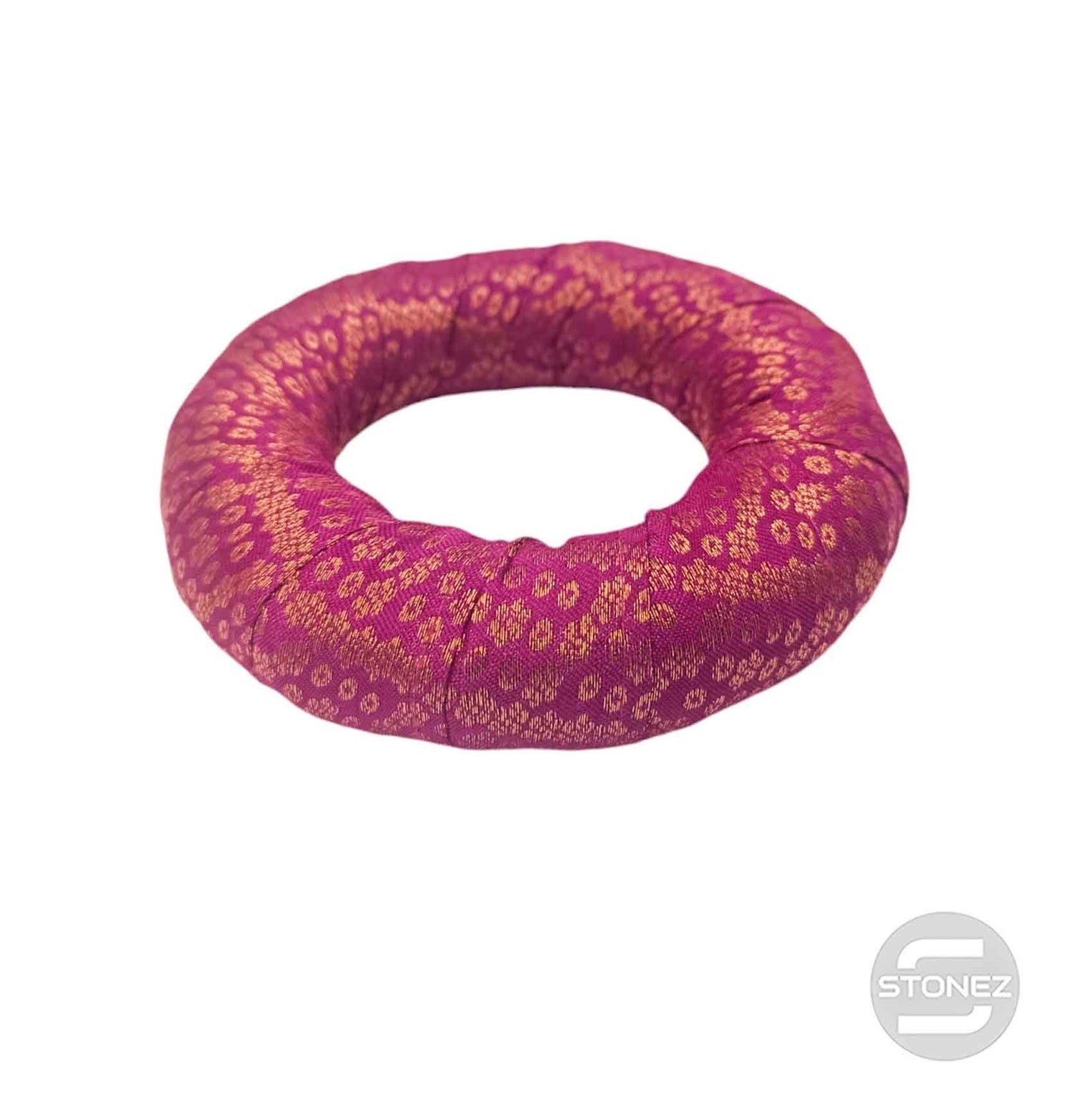 Cojin Base En Fucsia 12 Cms Aprox Para Cuenco Tibetanos - stonez