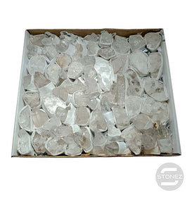 Caja De Minerales Puntas Cuarzo Blanco 2700 Gramos Aprox.