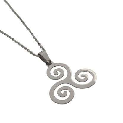 600103600-06 Collar Acero Trisquel Cadena 40+5 Cms