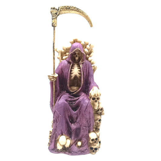 600103309 Figura En Resina Santa Muerte 17 Cms Aprox Morado