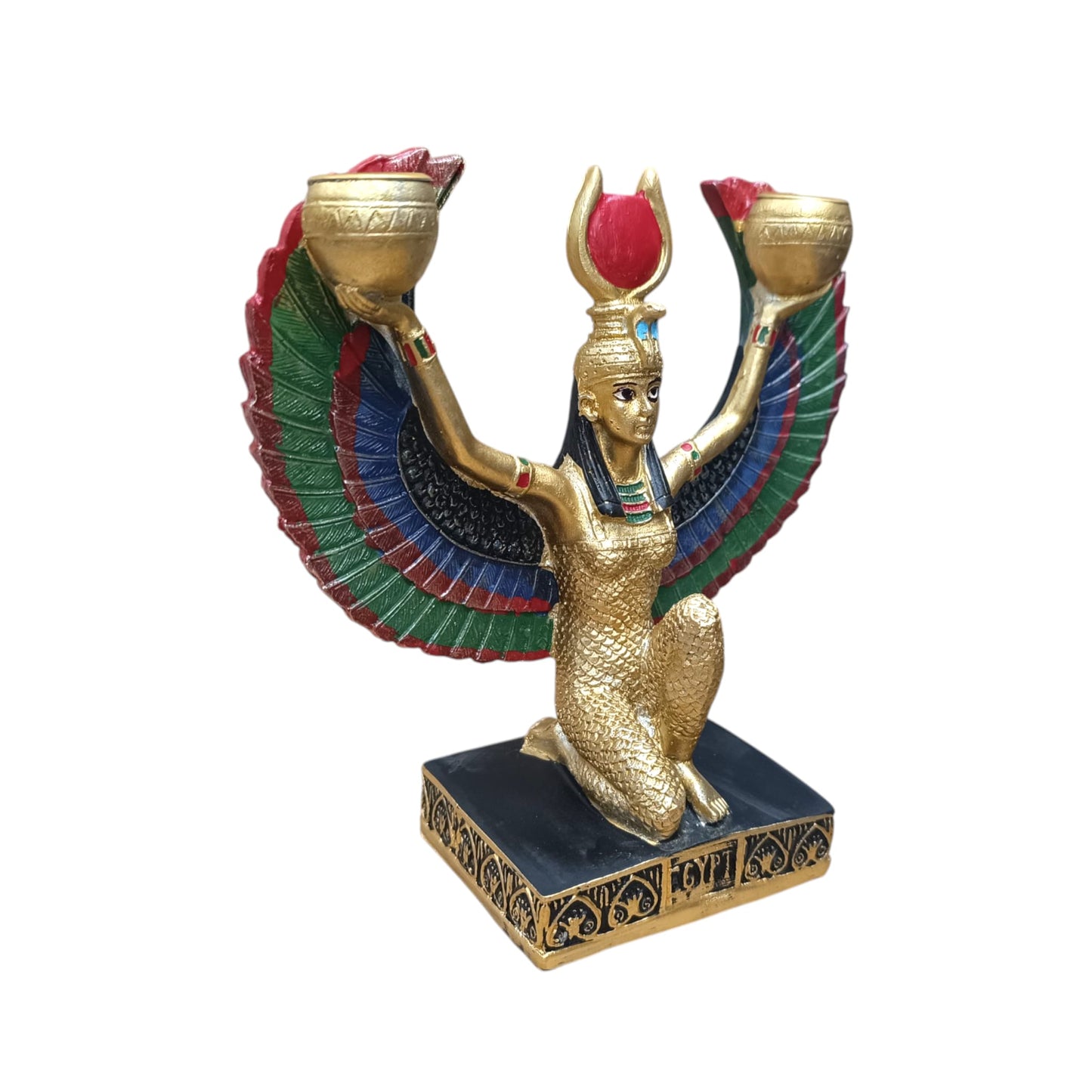 600103967 Figura Resina Diosa Egipcia Isis 16 Cms Aprox