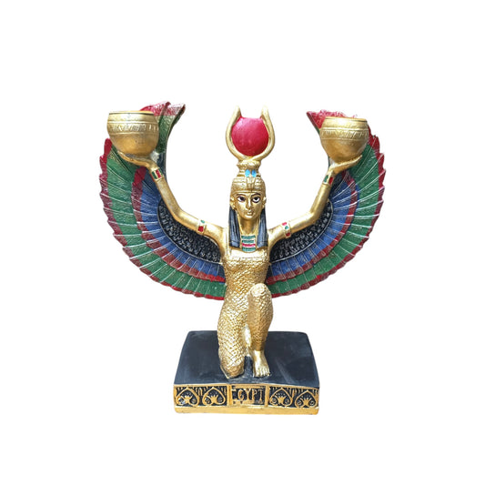 600103967 Figura Resina Diosa Egipcia Isis 16 Cms Aprox