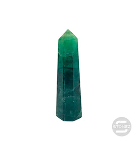 1114 Obelisco De 8,5 cm Aprox Fluorita Verde 0.090 gramos PC N4