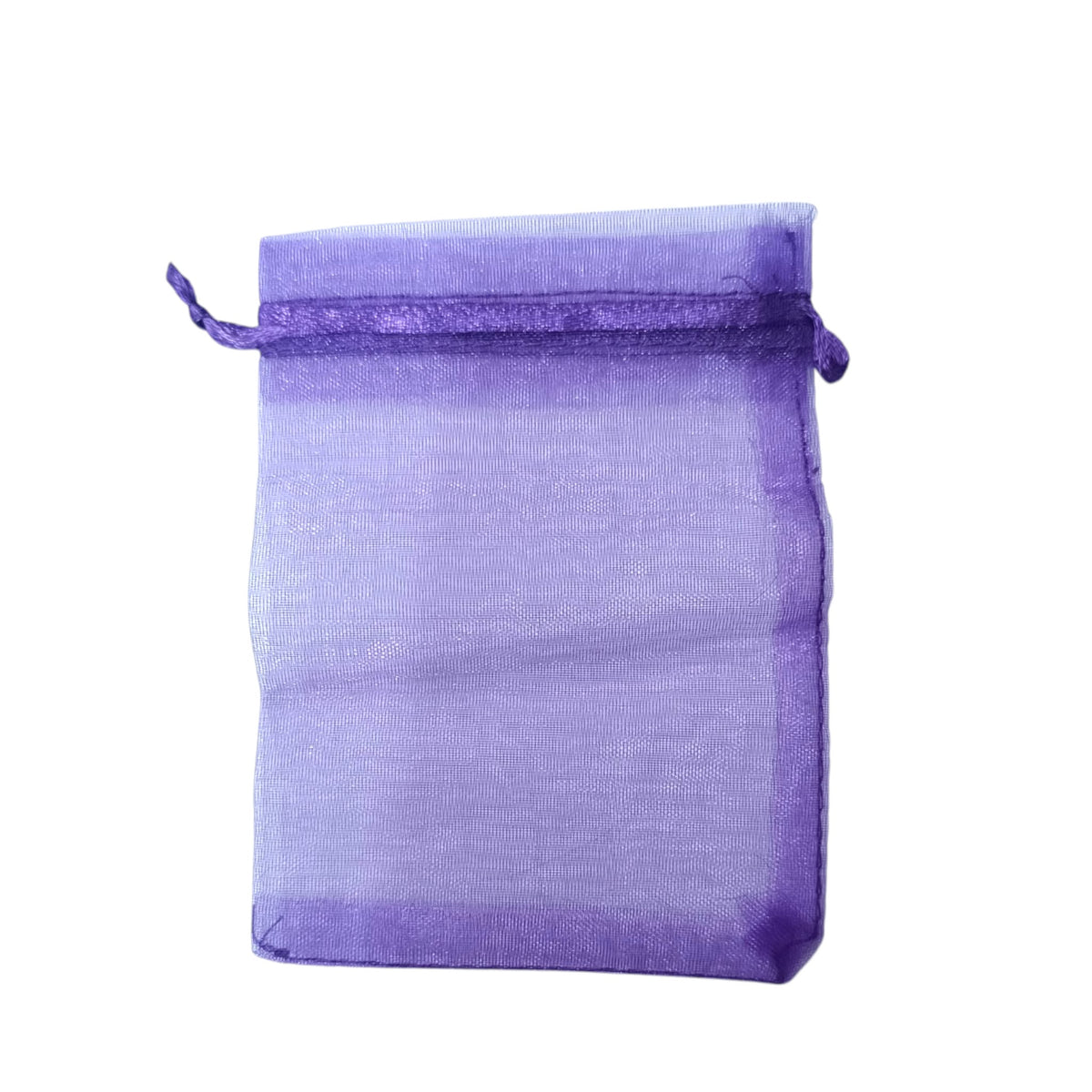 Paquete 100 Bolsas Organza Color Morado 9x12 Cms Aprox 600104581