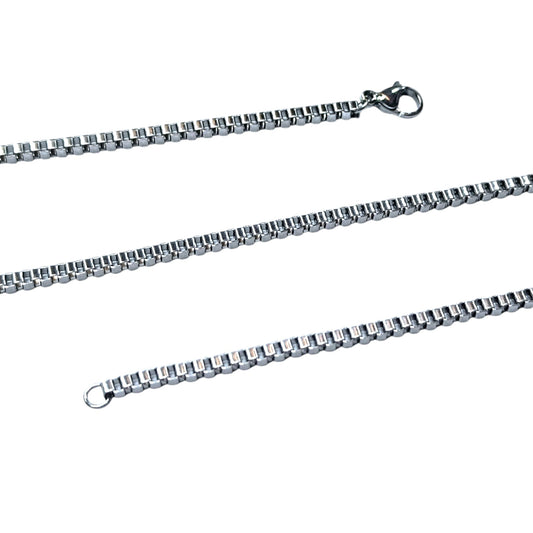 Paquete 5 Cadenas Acero 70 CMS Grosor 2.5X2.5 mm Aprox 600103825 BS232 - stonez