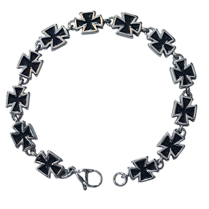 Pulsera Acero Cruz 22 Cms Cierre Mosqueton 400104241-08