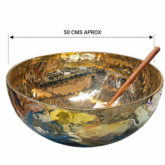 Cuenco Tibetano 7 Metales 48-50 Cms Aprox Color Dorado (⚠️ Disponible únicamente con recogida en nuestra tienda física)