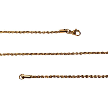 Cadena Acero Dorado 60 CMS Grosor 0.4 mm Aprox 600103790 BS211 - stonez