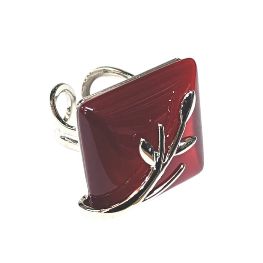 Anillo Adaptable Ojo De Gato Metal Baño Rodio ref 4