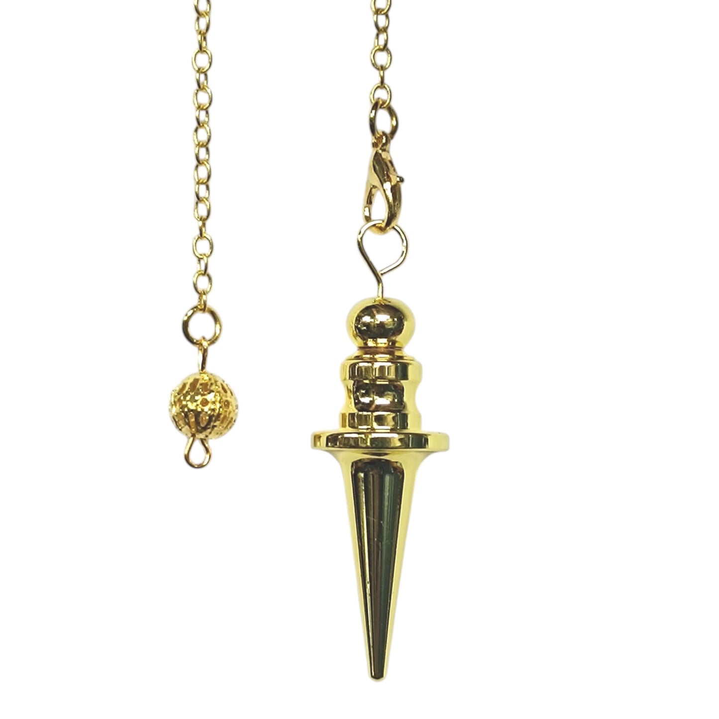 Pendulo Metal Color Dorado Parte Superior Con Rosca Para Testigo 112201003-14