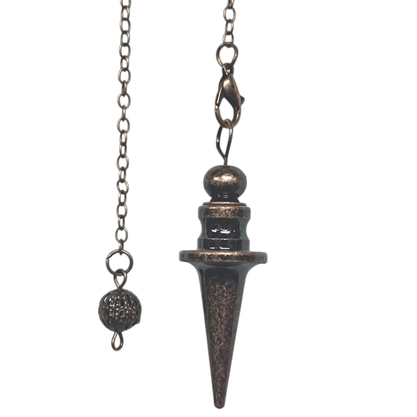 Pendulo Metal Color Bronce Parte Superior Con Rosca Para Testigo 112201003-16