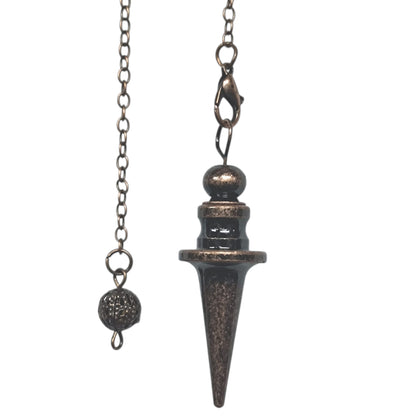 Pendulo Metal Color Bronce Parte Superior Con Rosca Para Testigo 112201003-16