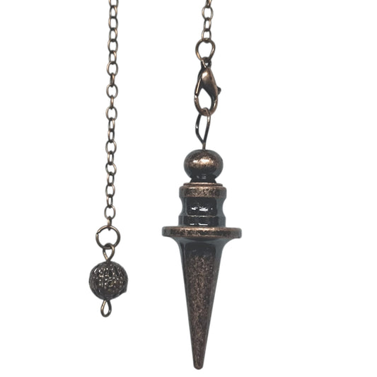 Pendulo Metal Color Bronce Parte Superior Con Rosca Para Testigo 112201003-16