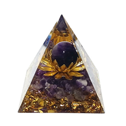 Pirámide Orgonita Con Mineráles 5 Cms Aprox 400202371-029