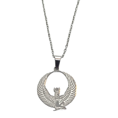 600103610-02  Collar Acero Isis Cadena 40+5 Cms