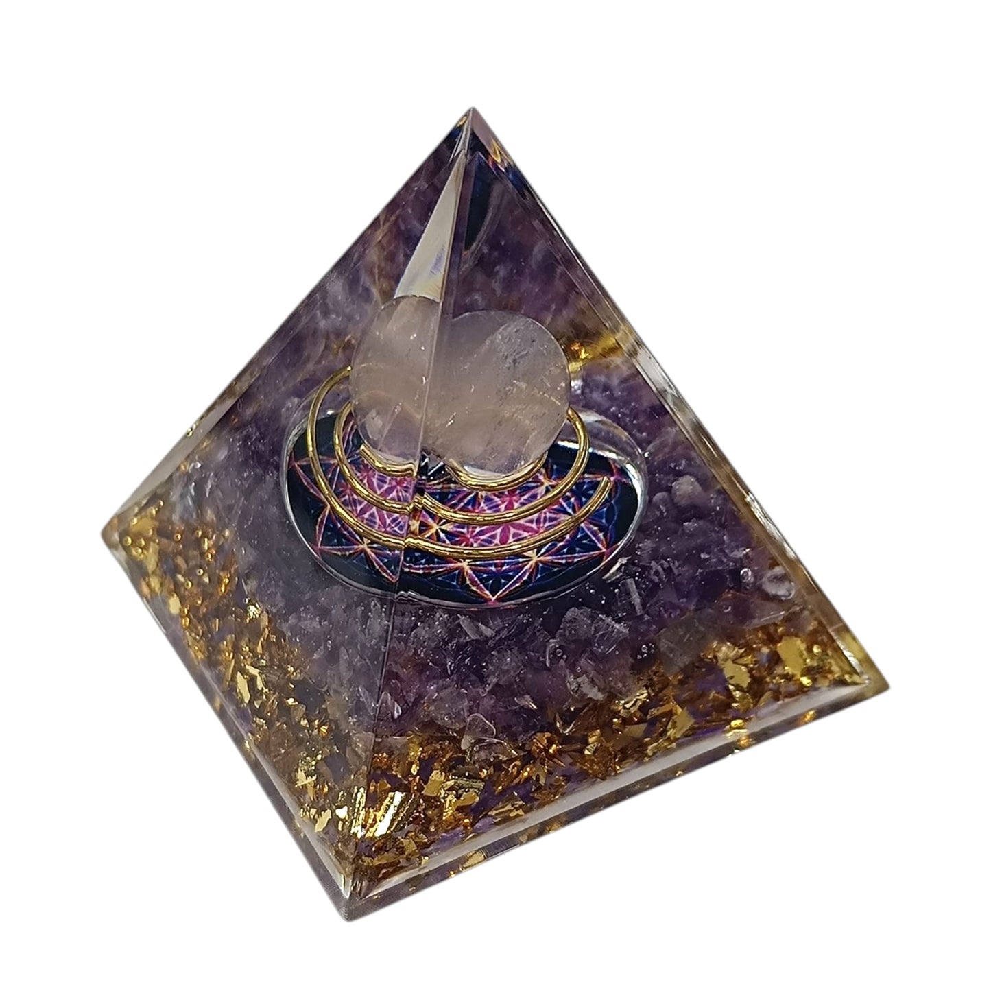 Pirámide Orgonita Con Mineráles 5 Cms Aprox 400202371-002A