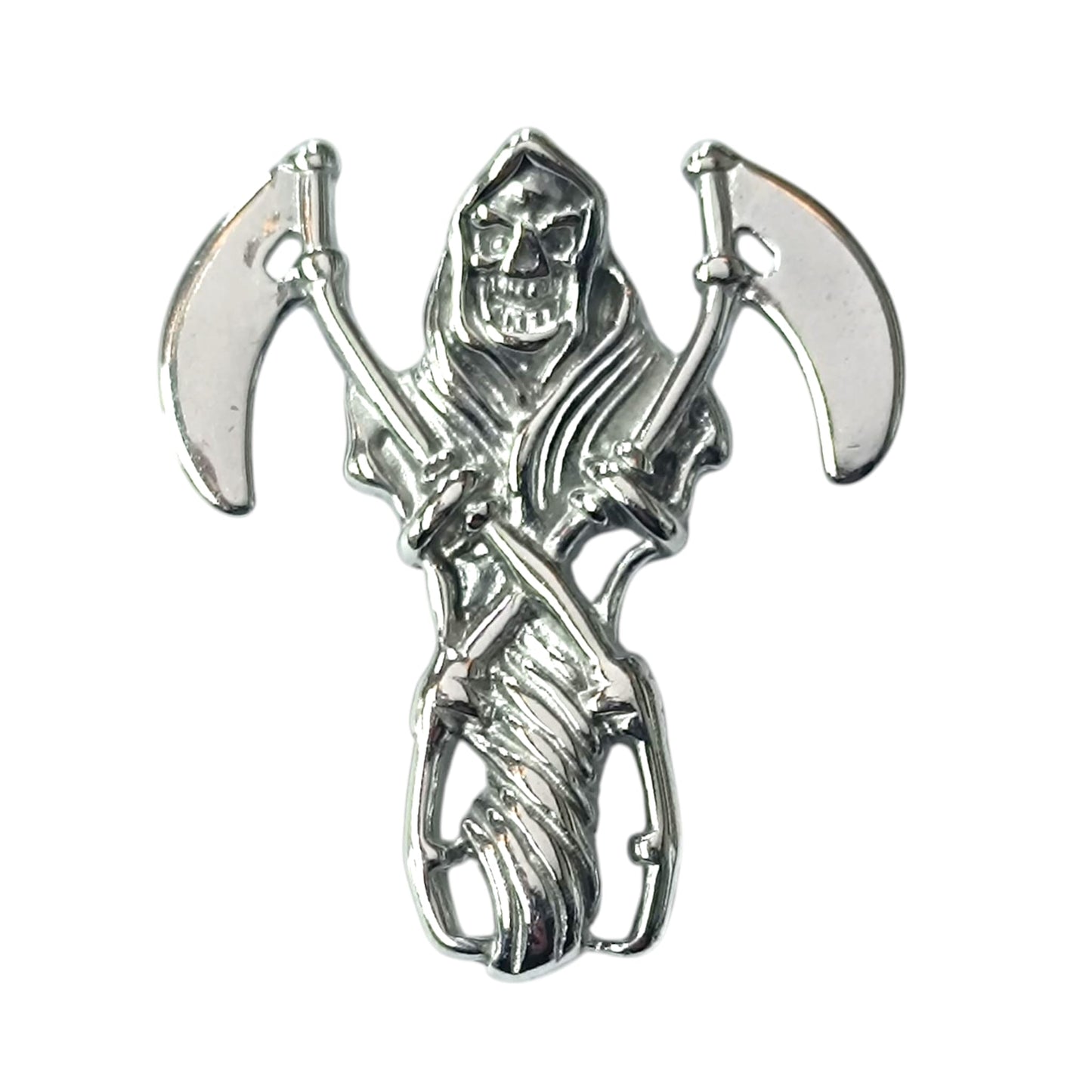 600104129-02 Colgante Acero Santa Muerte 45 mm