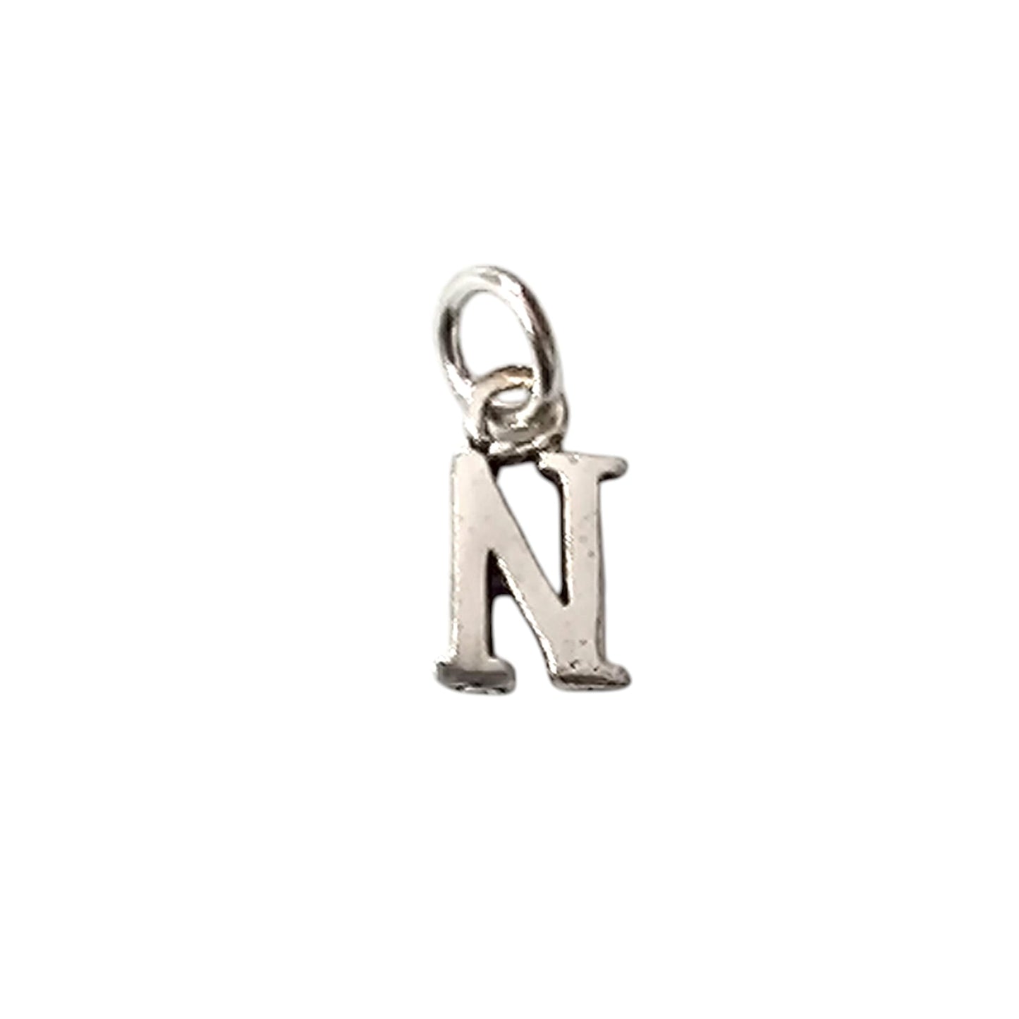 Colgante De Plata 925 Letra N 10 mm Aporx 55293-14