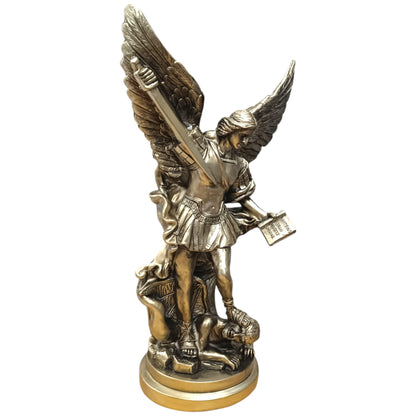 Figura Arcangel San Miguel 30 Cms Aprox Color Dorado 600104408