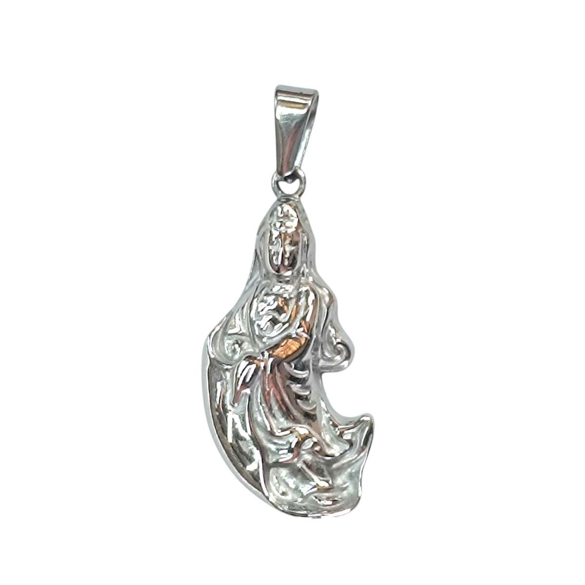 Colgante Acero Quan Yin 40 mm REF 600104577-02