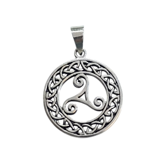 Colgante De Plata 925 Trisquel 24 mm 50299