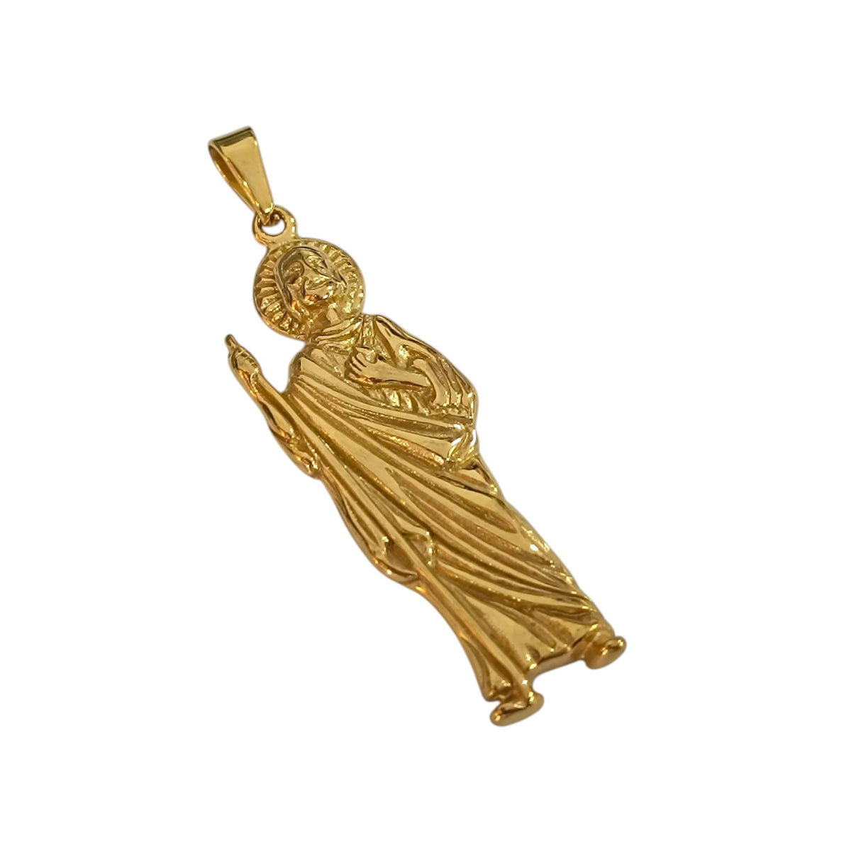 Colgante Acero Dorado San Judas Tadeo 60 mm REF 600104578