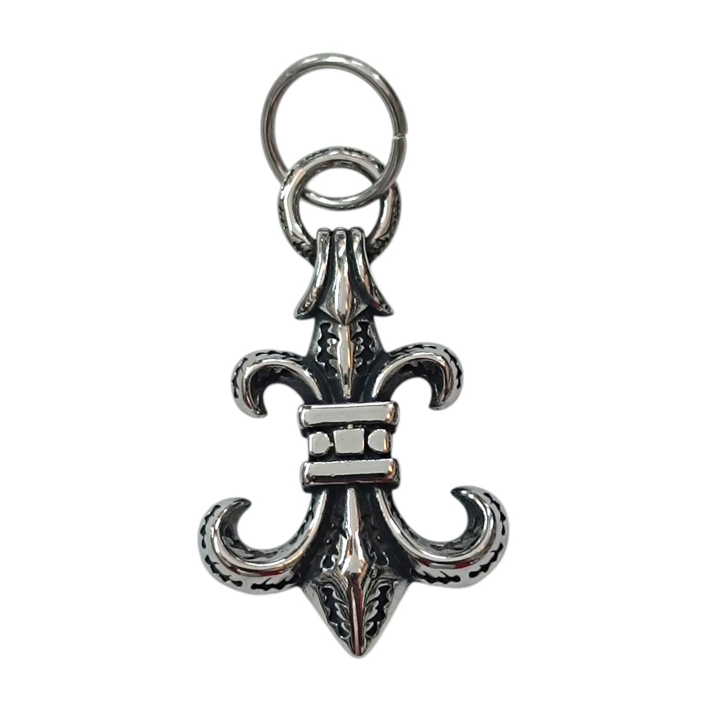 Colgante Acero Flor De Lis 5 Cms 600102317