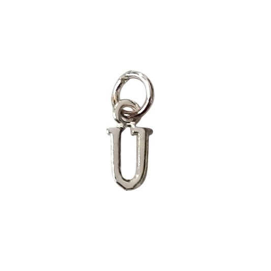 Colgante De Plata 925 Letra U 10 mm Aporx 55293-21