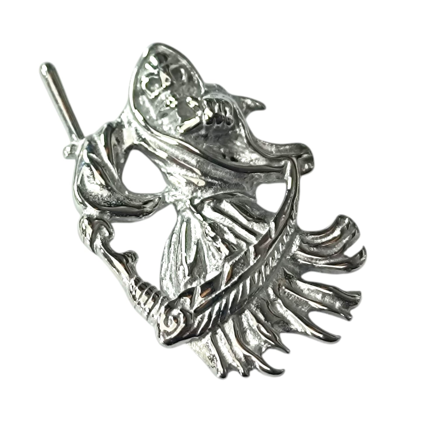 600104129-03 Colgante Acero Santa Muerte 45 mm