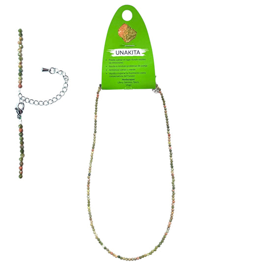 Collar Unakita 2 mm Facetada 40+5 Cms Cierre Acero Ref: 600603729