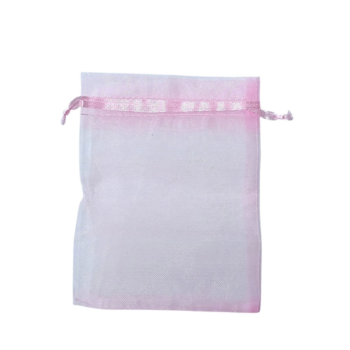 Paquete 100 Bolsas Organza Color Rosa 9x12 Cms Aprox 600104581