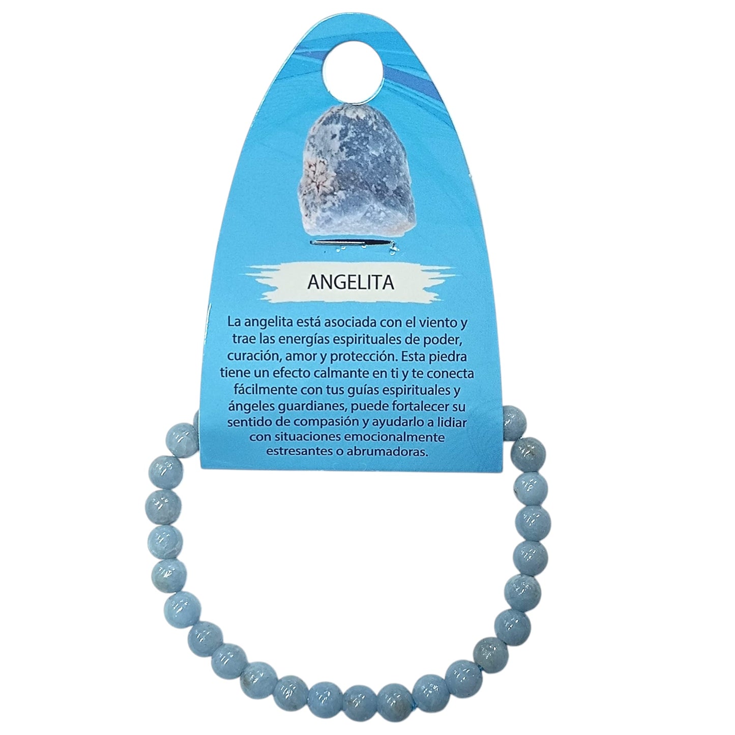 Pulsera Piedra Natural Angelita 6 mm Ref 61721