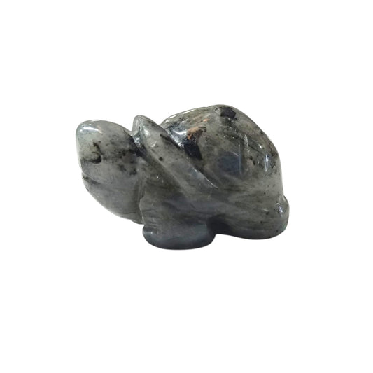 Tortuga Tallado Piedra Labradorita 4 Cms Aprox  (La Pieza Puede Ser Diferente A La Foto) Aprox Ref: 1114