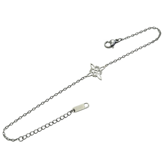 Pulsera Acero Con Dije Nudo De Bruja Largo 18cms Aprox Ref: 600104447-03