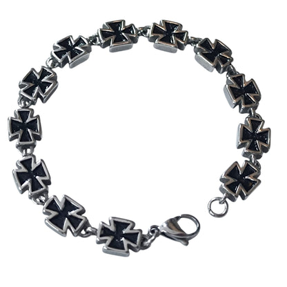 Pulsera Acero Cruz 22 Cms Cierre Mosqueton 400104241-08