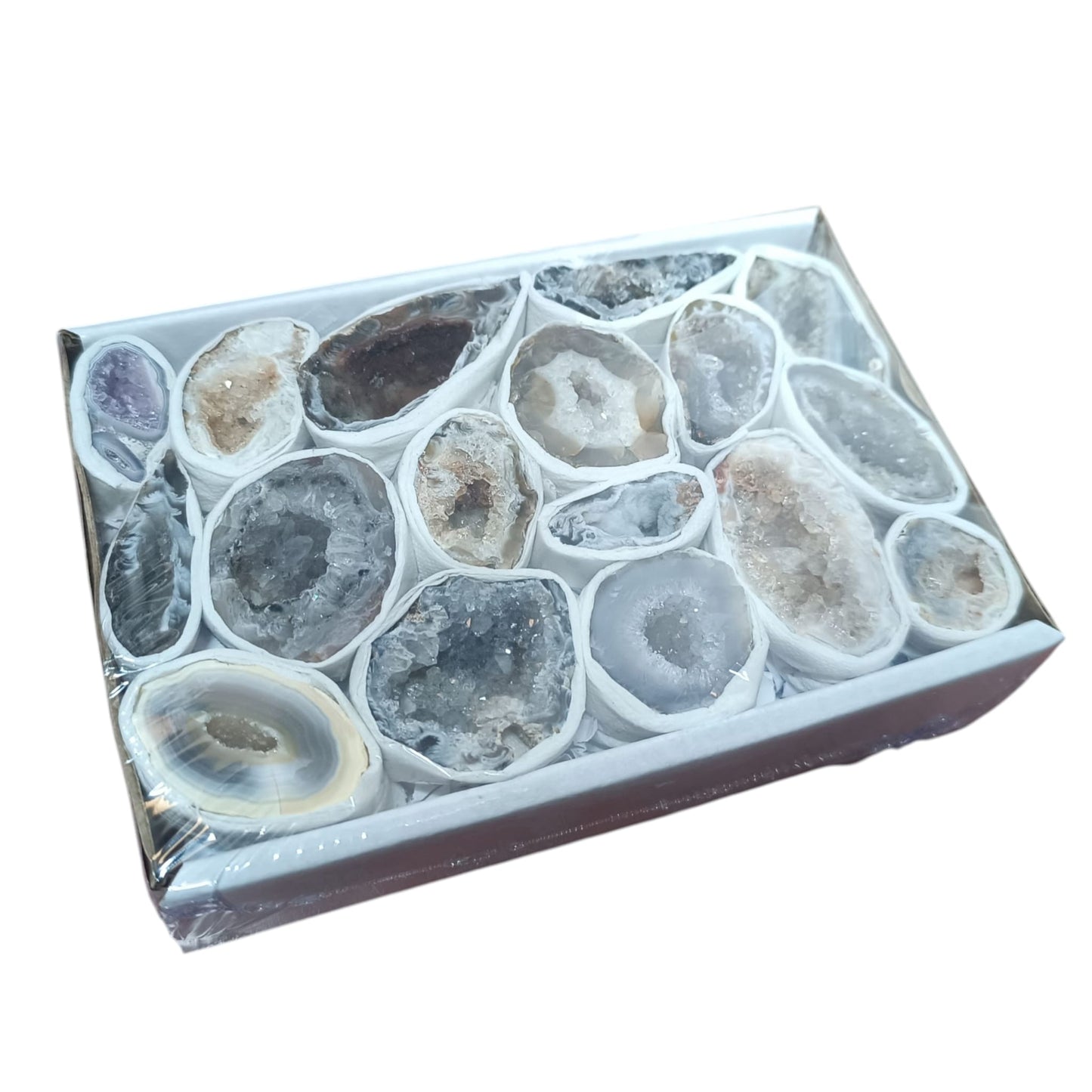 Caja De Minerales Geodinas De Ágata 401002964